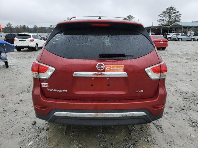 5N1AR2MM4FC703400 - 2015 NISSAN PATHFINDER S RED photo 6
