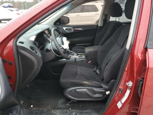 5N1AR2MM4FC703400 - 2015 NISSAN PATHFINDER S RED photo 7