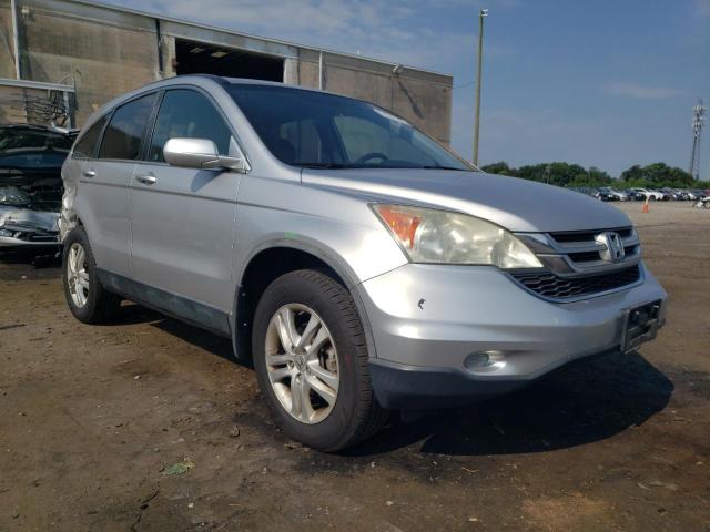 5J6RE4H79BL034211 - 2011 HONDA CR-V EXL SILVER photo 4