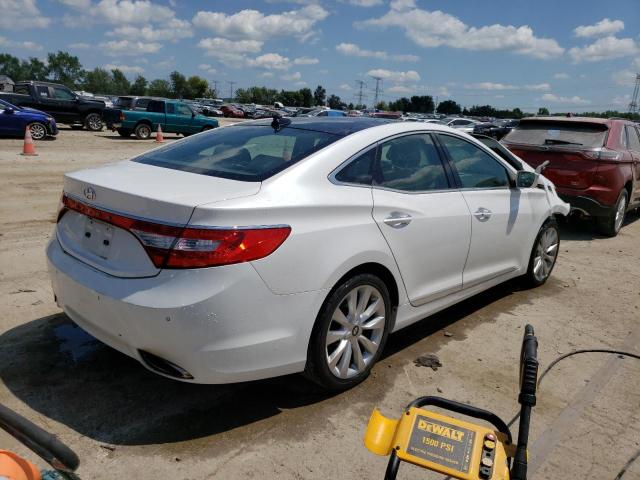 KMHFH4JG1DA267665 - 2013 HYUNDAI AZERA GLS WHITE photo 3