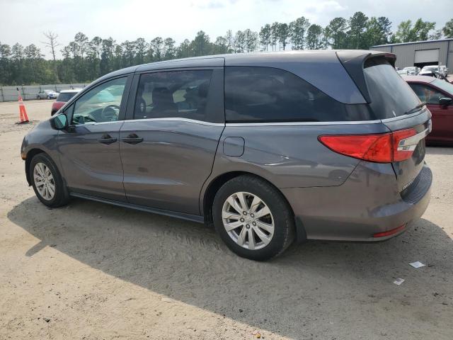 5FNRL6H24KB111744 - 2019 HONDA ODYSSEY LX GRAY photo 2