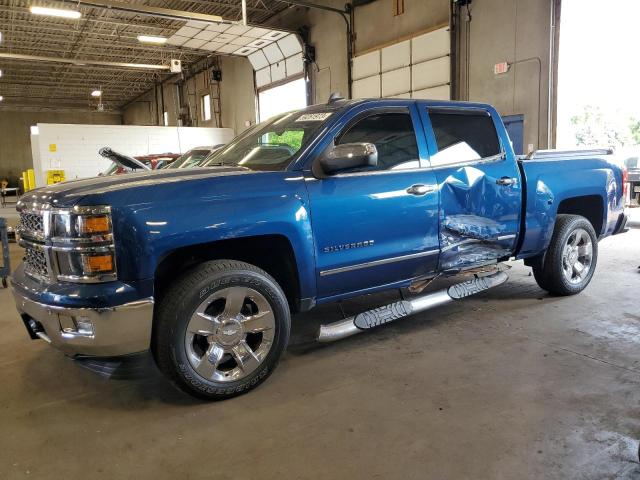 3GCUKSEC1FG236221 - 2015 CHEVROLET SILVER1500 K1500 LTZ BLUE photo 1