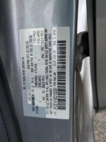 JM1DE1KY9C0150091 - 2012 MAZDA MAZDA2 SILVER photo 12