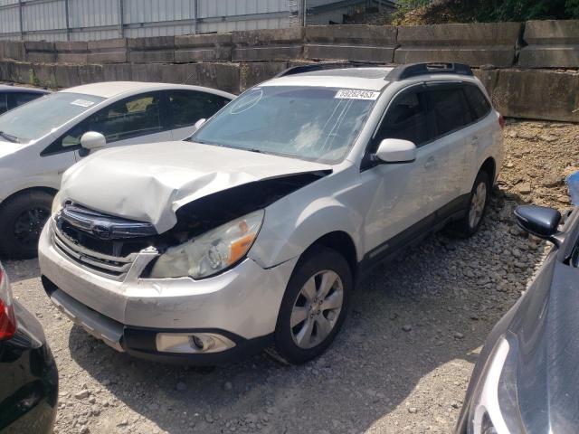 4S4BRBKC5B3352411 - 2011 SUBARU OUTBACK 2.5I LIMITED WHITE photo 1