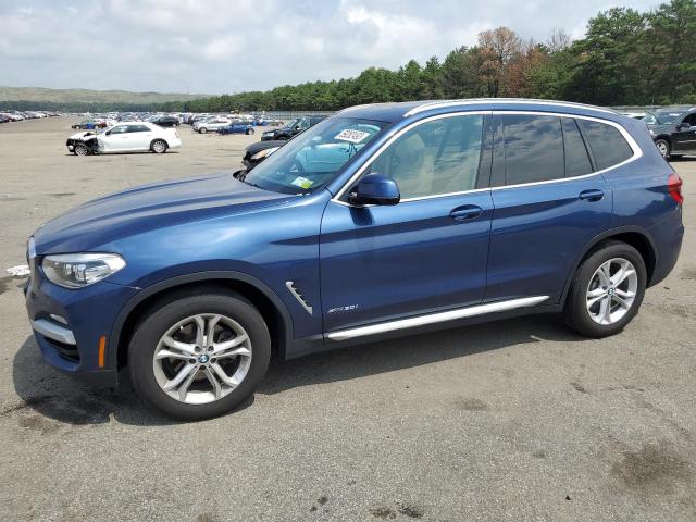 5UXTR9C57JLC77969 - 2018 BMW X3 XDRIVE30I BLUE photo 1