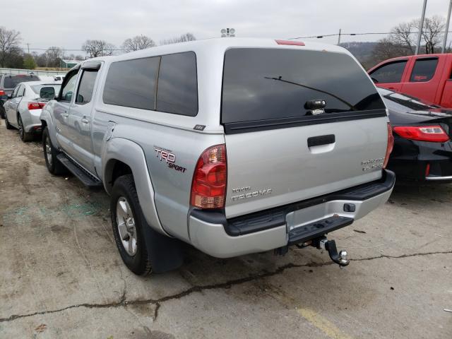 5TEKU72N06Z236235 - 2006 TOYOTA TACOMA DOUBLE CAB PRERUNNER LONG BED SILVER photo 3