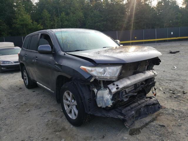 5TDBK3EHXCS098703 - 2012 TOYOTA HIGHLANDER BASE Сұр фото 1