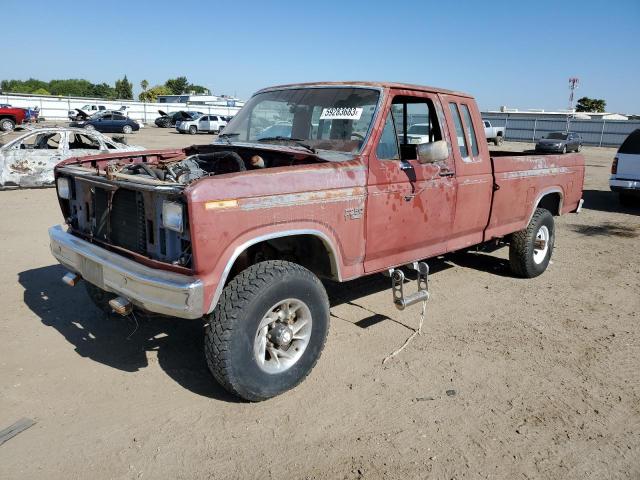 1FTHX26L7GKB83939 - 1986 FORD F250 BROWN photo 1