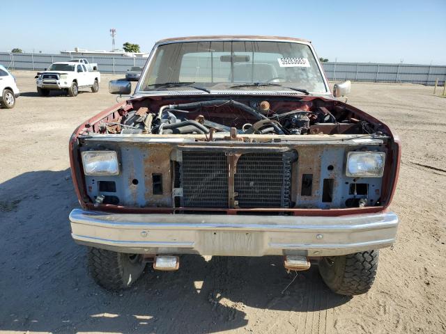 1FTHX26L7GKB83939 - 1986 FORD F250 BROWN photo 5