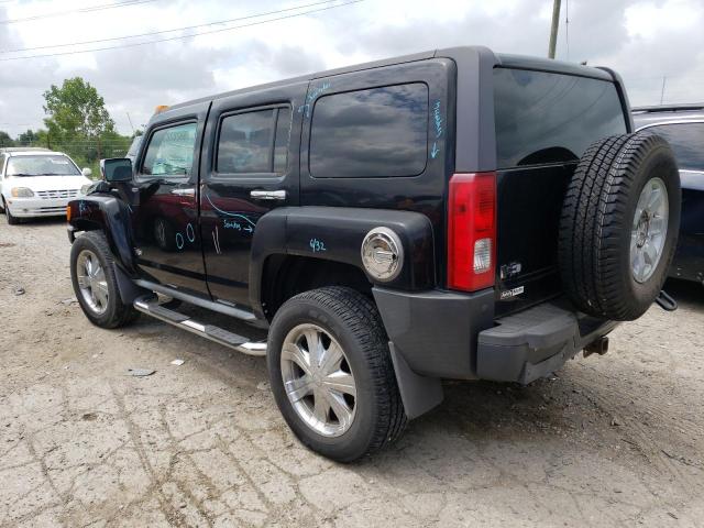 5GTDN13E278246052 - 2007 HUMMER H3 BLACK photo 2