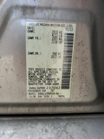 1N4AL3AP0DC237042 - 2013 NISSAN ALTIMA 2.5 TAN photo 12