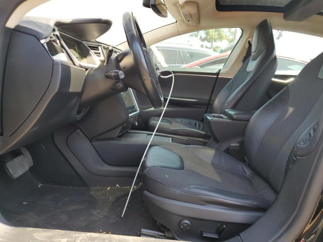 5YJSA1CG8DFP27589 - 2013 TESLA MODEL S შავი ფოტო 7