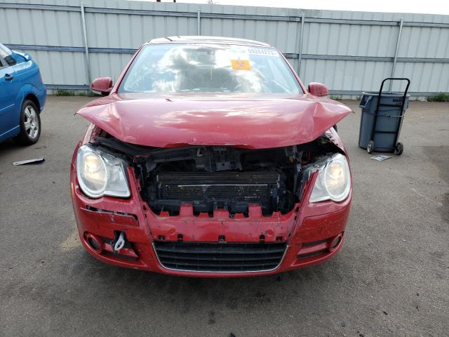 WVWFA71FX7V011815 - 2007 VOLKSWAGEN EOS 2.0T LUXURY RED photo 5