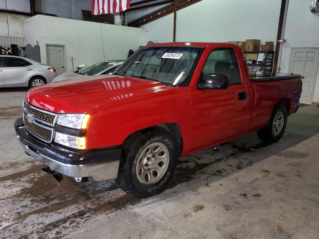 1GCEC14X27Z126778 - 2007 CHEVROLET SILVERADO C1500 CLASSIC RED photo 1