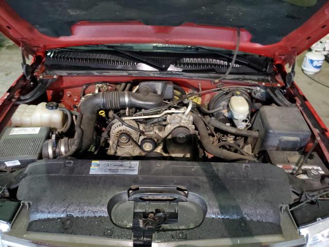 1GCEC14X27Z126778 - 2007 CHEVROLET SILVERADO C1500 CLASSIC RED photo 11