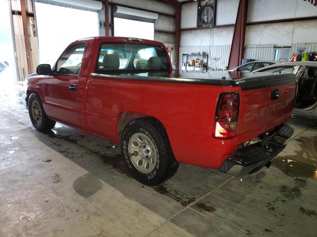 1GCEC14X27Z126778 - 2007 CHEVROLET SILVERADO C1500 CLASSIC RED photo 2