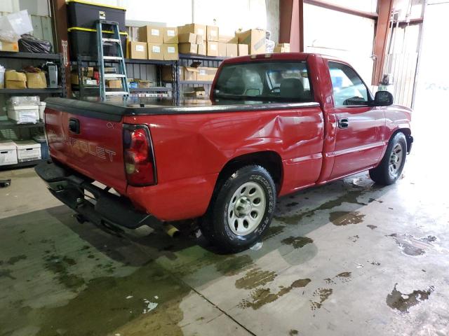 1GCEC14X27Z126778 - 2007 CHEVROLET SILVERADO C1500 CLASSIC RED photo 3