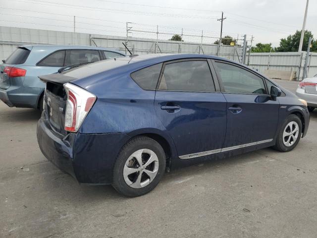 JTDKN3DUXD1680496 - 2013 TOYOTA PRIUS BLUE photo 3