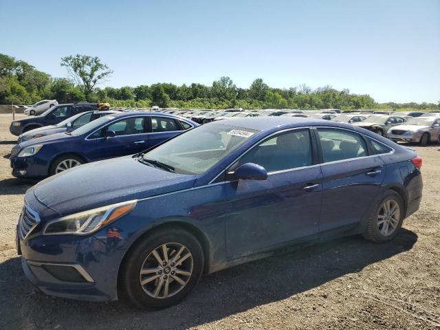 5NPE24AF9HH558602 - 2017 HYUNDAI SONATA SE BLUE photo 1