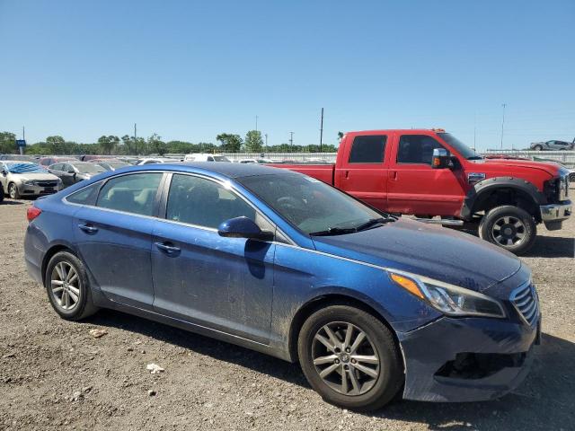 5NPE24AF9HH558602 - 2017 HYUNDAI SONATA SE BLUE photo 4