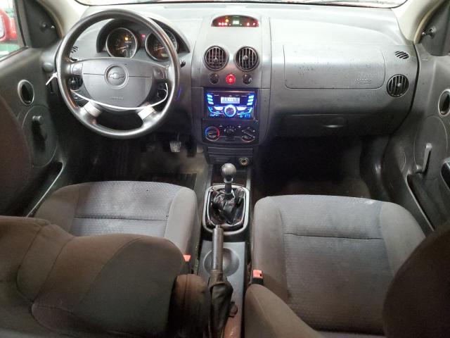 KL1TD66638B055615 - 2008 CHEVROLET AVEO BASE RED photo 8