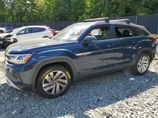 1V26C2CA7LC204653 - 2020 VOLKSWAGEN ATLAS CROS SE Синий фото 1