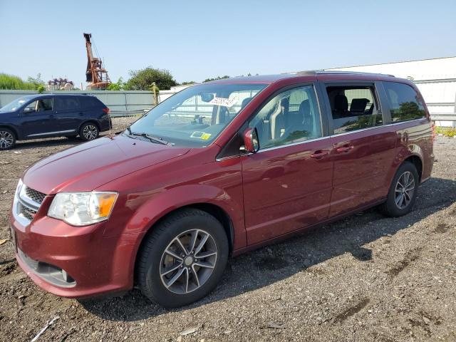 2C4RDGCG1HR827438 - 2017 DODGE CARAVAN SXT MAROON photo 1