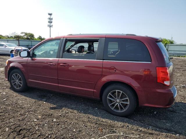 2C4RDGCG1HR827438 - 2017 DODGE CARAVAN SXT MAROON photo 2