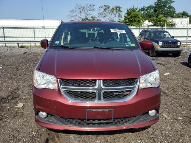 2C4RDGCG1HR827438 - 2017 DODGE CARAVAN SXT MAROON photo 5