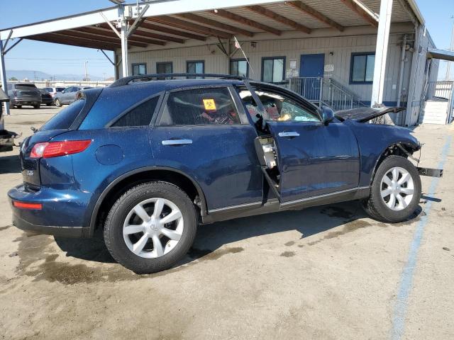 JNRAS08U65X106795 - 2005 INFINITI FX35 BLUE photo 3