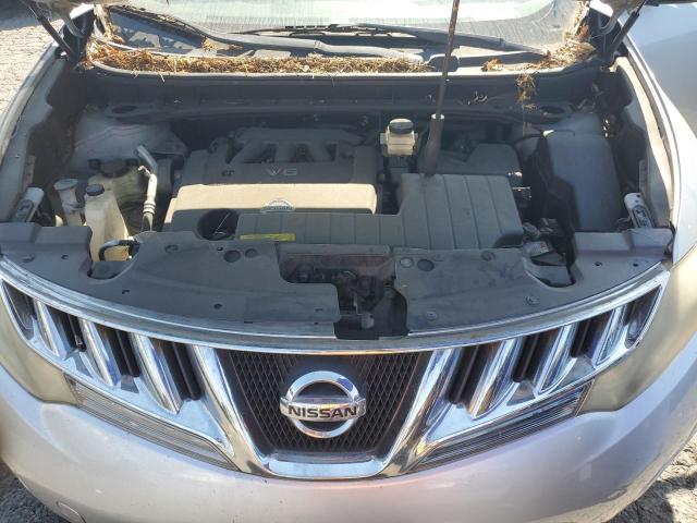 JN8AZ18U39W010155 - 2009 NISSAN MURANO S GRAY photo 11