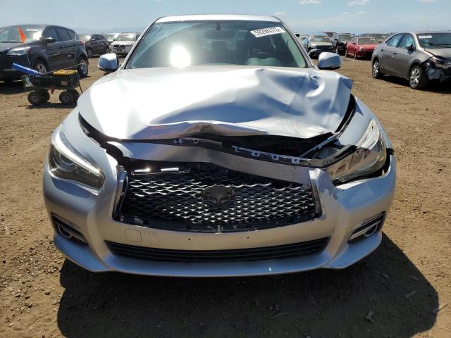 JN1BV7AR2EM701562 - 2014 INFINITI Q50 BASE SILVER photo 5