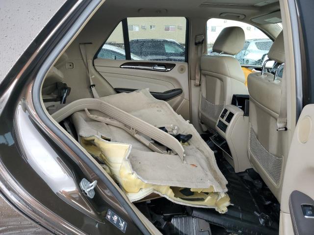4JGDA5HB1CA033567 - 2012 MERCEDES-BENZ ML 350 4MATIC BROWN photo 10