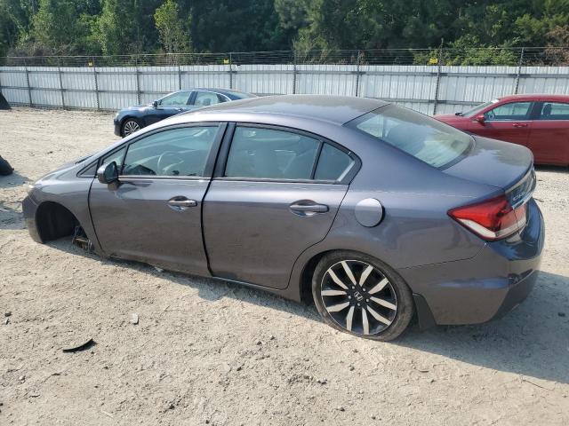 19XFB2F95FE212818 - 2015 HONDA CIVIC EXL GRAY photo 2