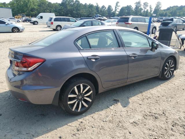 19XFB2F95FE212818 - 2015 HONDA CIVIC EXL GRAY photo 3