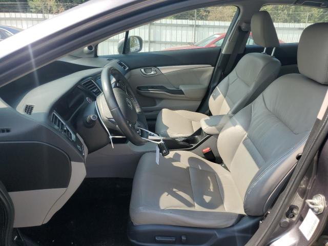 19XFB2F95FE212818 - 2015 HONDA CIVIC EXL GRAY photo 7