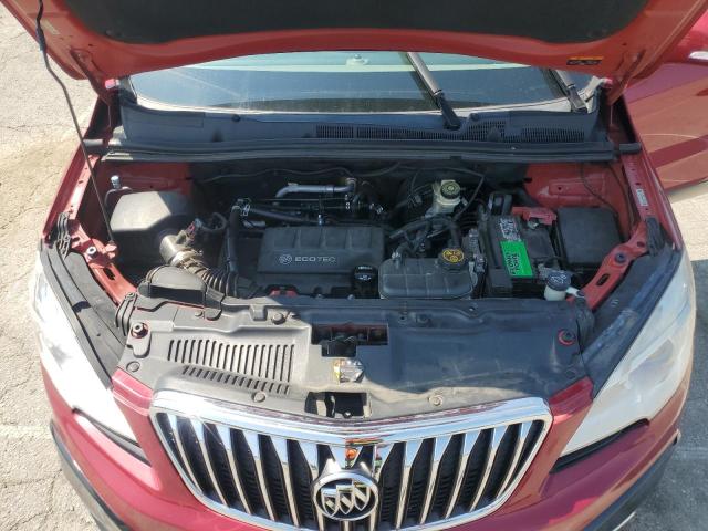 KL4CJFSBXFB076943 - 2015 BUICK ENCORE CONVENIENCE 勃艮第红 照片 11