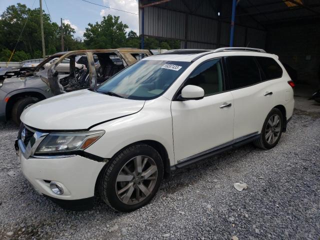 5N1AR2MN9FC664036 - 2015 NISSAN PATHFINDER S WHITE photo 1