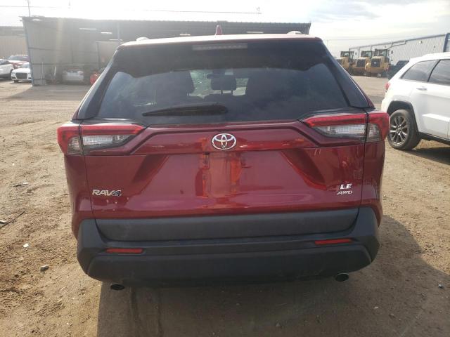 2T3F1RFV1MW189967 - 2021 TOYOTA RAV4 LE MAROON photo 6