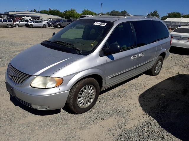 2C8GT64L93R292284 - 2003 CHRYSLER TOWN & COU LIMITED GRAY photo 1
