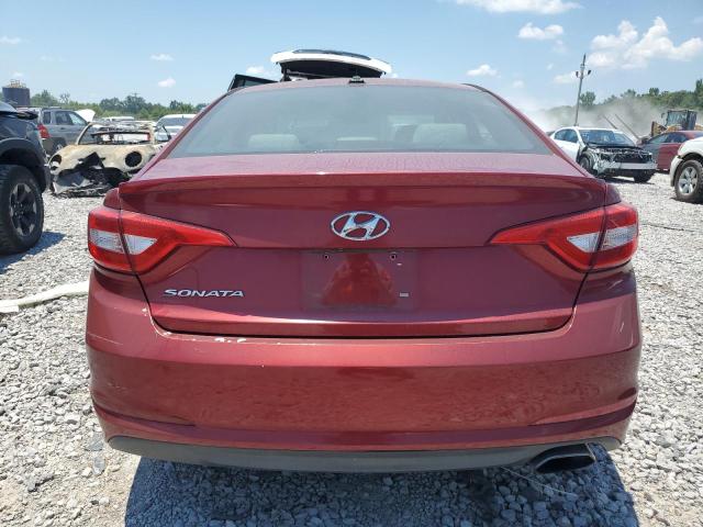 5NPE24AF7GH265411 - 2016 HYUNDAI SONATA SE RED photo 6