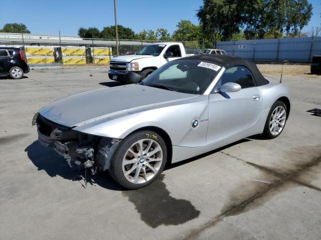 4USBU53556LX00079 - 2006 BMW Z4 3.0SI SILVER photo 1