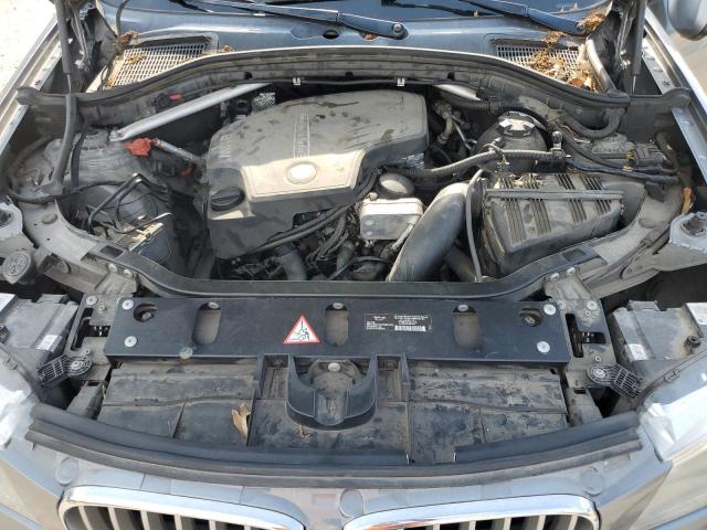 5UXWX9C59D0A17226 - 2013 BMW X3 XDRIVE28I GRAY photo 12