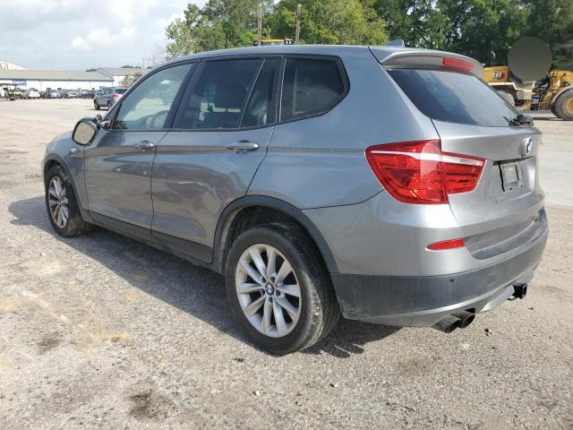 5UXWX9C59D0A17226 - 2013 BMW X3 XDRIVE28I GRAY photo 2