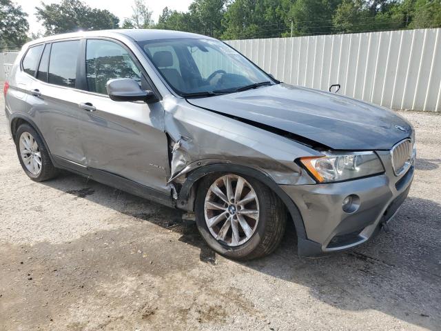 5UXWX9C59D0A17226 - 2013 BMW X3 XDRIVE28I GRAY photo 4