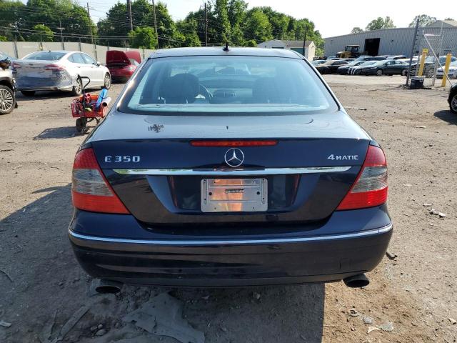 WDBUF87XX9B416350 - 2009 MERCEDES-BENZ E 350 4MATIC BLUE photo 6