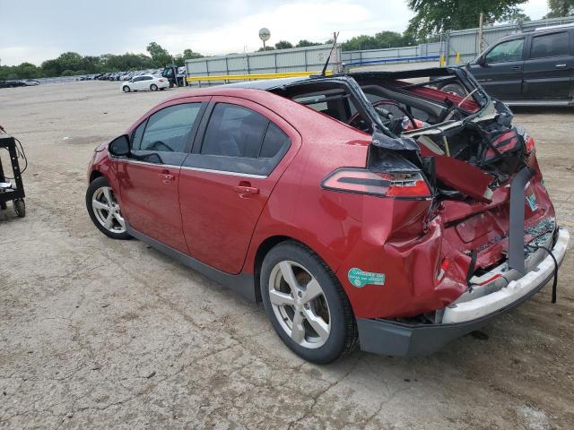 1G1RE6E4XCU122541 - 2012 CHEVROLET VOLT RED photo 2