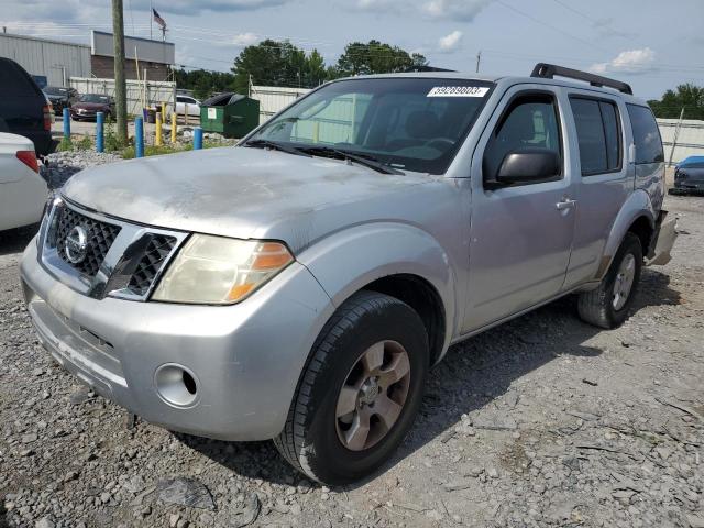 5N1AR18U28C620782 - 2008 NISSAN PATHFINDER S SILVER photo 1