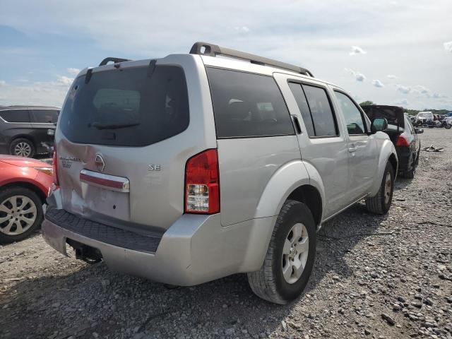 5N1AR18U28C620782 - 2008 NISSAN PATHFINDER S SILVER photo 3