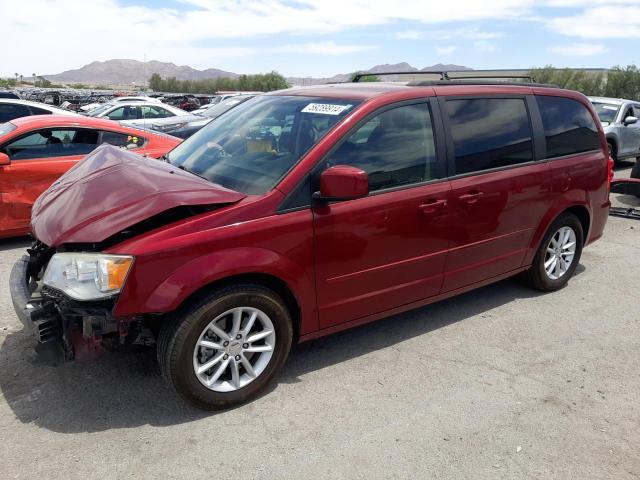 2C4RDGCG6GR266586 - 2016 DODGE GRAND CARA SXT RED photo 1